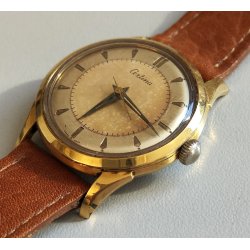 ANTICO OROLOGIO POLSO DORATO Certina ANNI 50 cal K.F. 324 Old Wrist Watch MONTRE