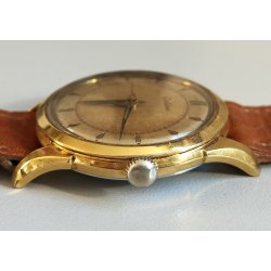 ANTICO OROLOGIO POLSO DORATO Certina ANNI 50 cal K.F. 324 Old Wrist Watch MONTRE