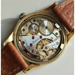 ANTICO OROLOGIO POLSO DORATO Certina ANNI 50 cal K.F. 324 Old Wrist Watch MONTRE