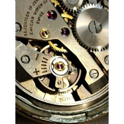 ANTICO OROLOGIO POLSO DORATO Enicar Ultrasonic Seapearl ANNI 60 cal. AR 1010