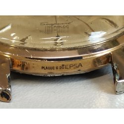 ANTICO OROLOGIO POLSO DORATO Enicar Ultrasonic Seapearl ANNI 60 cal. AR 1010