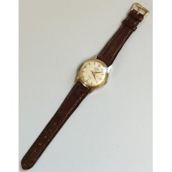 ANTICO OROLOGIO POLSO DORATO Enicar Ultrasonic Seapearl ANNI 60 cal. AR 1010