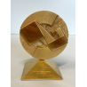 PICCOLA SCULTURA OTTONE FIRMATA GIO POMODORO BASSORILIEVO ZURIGO 1988 SFERA Old