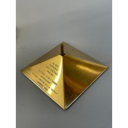PICCOLA SCULTURA OTTONE FIRMATA GIO POMODORO BASSORILIEVO ZURIGO 1988 SFERA Old