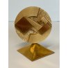 PICCOLA SCULTURA OTTONE FIRMATA GIO POMODORO BASSORILIEVO ZURIGO 1988 SFERA Old