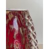 GRANDE VASO VETRO MURANO BAROVIER LA MURRINA FOGLIA ORO CORDONATO EPOCA 1930