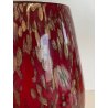 GRANDE VASO VETRO MURANO BAROVIER LA MURRINA FOGLIA ORO CORDONATO EPOCA 1930