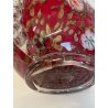 GRANDE VASO VETRO MURANO BAROVIER LA MURRINA FOGLIA ORO CORDONATO EPOCA 1930