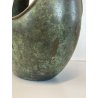 ANTICO CESTINO VINTAGE OTTONE PRIMI '900 DECORO UVA ART NOUVEAU CENTROTAVOLA