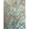ANTICO CESTINO VINTAGE OTTONE PRIMI '900 DECORO UVA ART NOUVEAU CENTROTAVOLA