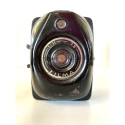 RARA FOTOCAMERA ANALOGICA Filma BOX Bencini (I.C.A.F.) PARTI MANCANTI USURA '30