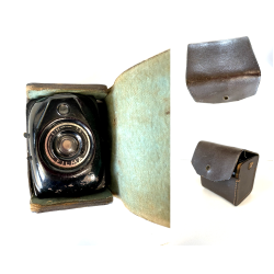RARA FOTOCAMERA ANALOGICA Filma BOX Bencini (I.C.A.F.) PARTI MANCANTI USURA '30