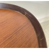 CARRELLO BAR ROTONDO DESIGN 1960 VINTAGE ITALY BAR TROLLEY 2 RIPIANI OLD LEGNO