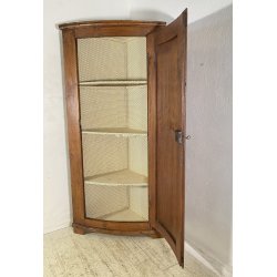 ANTICA ANGOLIERA 1800 LEGNO PIOPPO DISPENSA LIBRERIA CRISTALLERIA VINTAGE