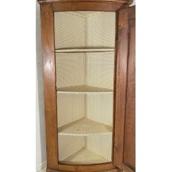 ANTICA ANGOLIERA 1800 LEGNO PIOPPO DISPENSA LIBRERIA CRISTALLERIA VINTAGE