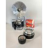 VINTAGE KIT Kodak Retina IIIC Xenon 50mm TELE 80mm MIRINO Ausiliario 35/80 BORSA