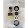 VINTAGE KIT Kodak Retina IIIC Xenon 50mm TELE 80mm MIRINO Ausiliario 35/80 BORSA