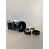 VINTAGE KIT Kodak Retina IIIC Xenon 50mm TELE 80mm MIRINO Ausiliario 35/80 BORSA