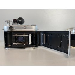 VINTAGE KIT Kodak Retina IIIC Xenon 50mm TELE 80mm MIRINO Ausiliario 35/80 BORSA