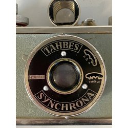 LOTTO FOTOCAMERA ANALOGICA Tahbes Synchrona 6X6 ALBADA TREPPIEDE ESPOSIMETRO '48