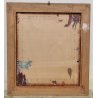 QUADRO DIPINTO ASTRATTO G. Duso TELA Tecnica Mista Sabbia ARTE MODERNA cornice