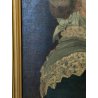 ANTICO QUADRO DIPINTO olio tela RITRATTO NOBILDONNA Elisa Nemes 1878 epoca COPIA
