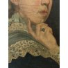 ANTICO QUADRO DIPINTO olio tela RITRATTO NOBILDONNA Elisa Nemes 1878 epoca COPIA