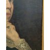 ANTICO QUADRO DIPINTO olio tela RITRATTO NOBILDONNA Elisa Nemes 1878 epoca COPIA