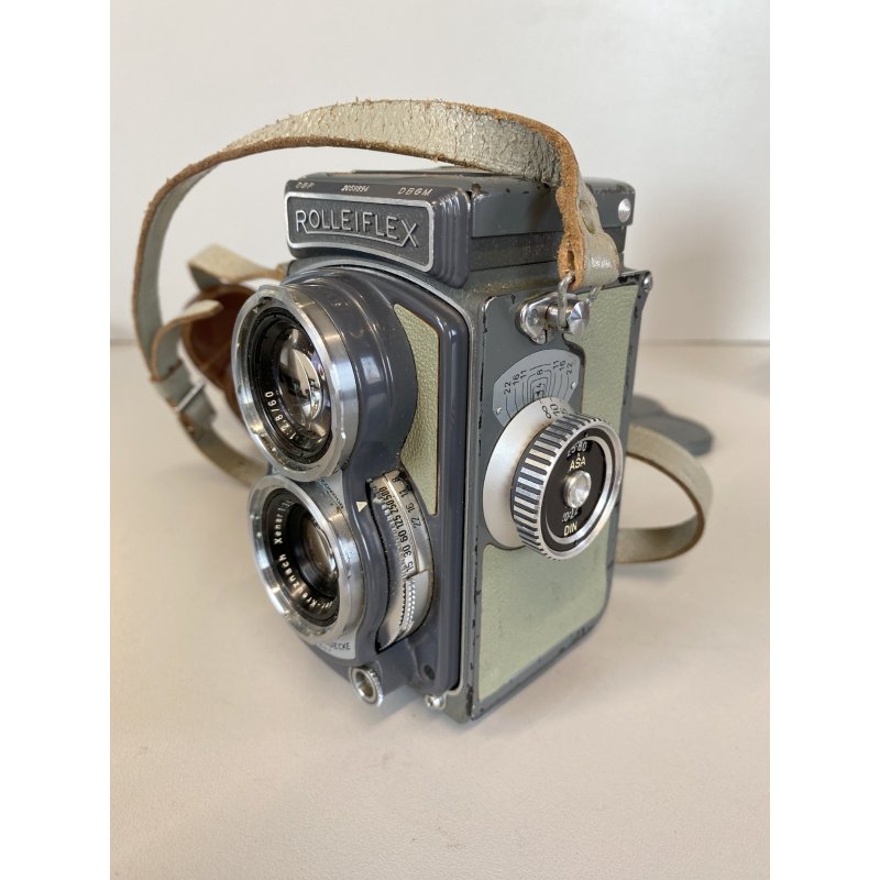Rolleiflex 4x4 baby GRAY OTTICA Xenar 60mm f/3.5 PARALUCE LENTE