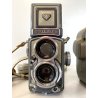 Rolleiflex 4x4 baby GRAY OTTICA Xenar 60mm f/3.5 PARALUCE LENTE FILTRI CUSTODIA