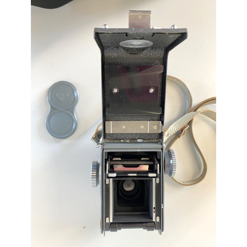 Rolleiflex 4x4 baby GRAY OTTICA Xenar 60mm f/3.5 PARALUCE LENTE