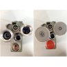 CINEPRESA 8mm VINTAGE EUMIG C3 TORRETTA TRE OBIETTIVI CUSTODIA CUOIO AUSTRIA '50