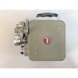 CINEPRESA 8mm VINTAGE EUMIG C3 TORRETTA TRE OBIETTIVI CUSTODIA CUOIO AUSTRIA '50