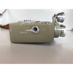 CINEPRESA 8mm VINTAGE EUMIG C3 TORRETTA TRE OBIETTIVI CUSTODIA CUOIO AUSTRIA '50