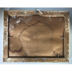 ANTICO QUADRO ACQUERELLO PROSPETTIVA INTERNO Santuario S. Maria PRESSO San Celso
