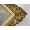 GRANDE ANTICO DIPINTO OLIO TELA Ercole Magrotti PAESAGGIO LACUSTRE AUTUNNALE