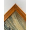DIPINTO OLIO RITRATTO VAGABONDO VIANDANTE MUSICISTA VIOLOCELLO CLOCHARD NEVE 900