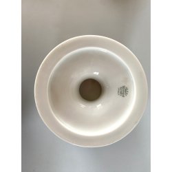VASO COPPA PORCELLANA BIANCA Richard Ginori DECORO Savona FIORI BLU VINTAGE '60
