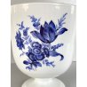 VASO COPPA PORCELLANA BIANCA Richard Ginori DECORO Savona FIORI BLU VINTAGE '60