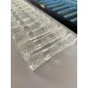 ANTICO SET 12 POGGIACOLTELLI VETRO MOLATO CLEAR GLASS ART DECO'