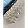 ANTICO SET 12 POGGIACOLTELLI VETRO MOLATO CLEAR GLASS ART DECO'