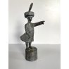 SCULTURA BRONZO Ivo Coljé FIGURA Haags Jantje N° 044  Volgelsang 21 cm/h  1981