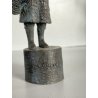 SCULTURA BRONZO Ivo Coljé FIGURA Haags Jantje N° 044  Volgelsang 21 cm/h  1981