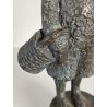 SCULTURA BRONZO Ivo Coljé FIGURA Haags Jantje N° 044  Volgelsang 21 cm/h  1981