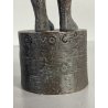 SCULTURA BRONZO Ivo Coljé FIGURA Haags Jantje N° 044  Volgelsang 21 cm/h  1981