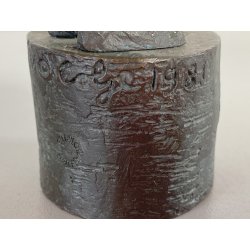 SCULTURA BRONZO Ivo Coljé FIGURA Haags Jantje N° 044  Volgelsang 21 cm/h  1981