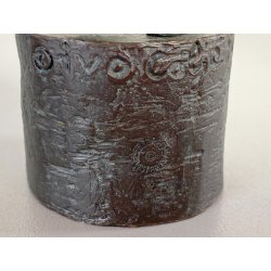 SCULTURA BRONZO Ivo Coljé FIGURA Haags Jantje N° 044  Volgelsang 21 cm/h  1981