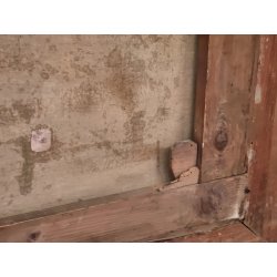 GRANDE ANTICO QUADRO DIPINTO olio tela XIX sec GOLFO NAPOLI Mich. Colio MARINA
