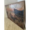 ANTICO QUADRO DIPINTO olio tela XIX sec GOLFO NAPOLI Mich. Colio POSILLIPO MARE