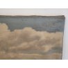 ANTICO QUADRO DIPINTO olio tela XIX sec GOLFO NAPOLI Mich. Colio MARINA BARCHE